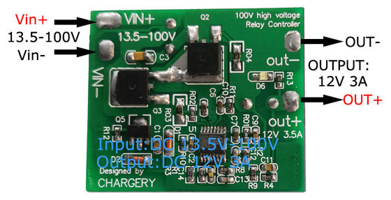 Automatyczny akumulator LiTo Buck Boost Konwerter 100V 12V 4A