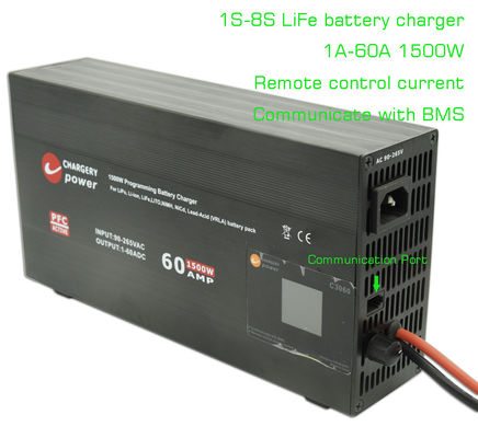 Ładowarka akumulatora Lifepo4 LFP Ac To Dc 4S-8S 1500W 29.2V
