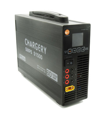 30V 24V 1500W regulowany UAV SMPS ładowarka akumulatora kompaktowy E Rickshaw 68mm 60A