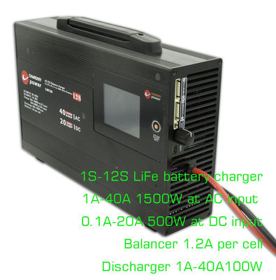43.8V 1500W Lipo Battery AC DC Balance Charger Discharger dla dronów bezzałogowych 4S 40A